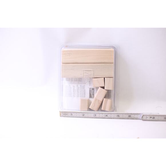 Nice and Narrow, Message Stamp Set, 2003, Stampin' Up, Flower, Christmas Tree - Picture 4 of 4